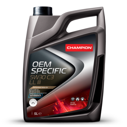 صورة CHAMPION OEM SPECIFIC 5W-30 C3 LL III \ شامبيون 5 لتر